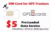 4G LTE SIM Card Kit for OBD2 GPS Tracker Real Time Vehicle Tracking Device USA