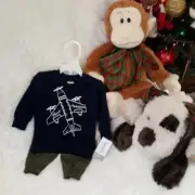 CARTER'S BABY 2pc Sweat Shirt & Pants, "BABY BOY" (Size 3M) ~ NEW WITH TAGS!!!
