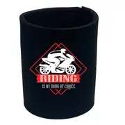 Riding Is My Choice Moto - Funny Novelty Stubby Holder