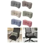 Back Support Cushion Soft Back Support Pillow for Bedroom Game Chair Driving