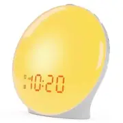 Wake Up Light Sunrise Alarm Clock for Kids, Heavy Sleepers, Bedroom, with