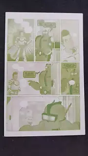 Oswald and the Star-Chaser #1 - Page 11 - Yellow - Comic Printer Plate - PRESSWO