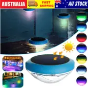 Solar LED RGB Light Outdoor Garden Pond Swimming Pool Floating Waterproof Lamp