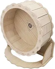 Quiet Hamster Wheel,Hamster Exercise Wheels | Quiet Wooden Enrichment Toys Small Pet Habitat Climbing Activities for Running Exercise Play Area Setup Meeting Chewing Needs
