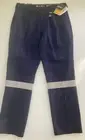 NEW Bisley Blue Work Pants Size 34R 87R Tape Cargo Bioactive UPF50 AS4602.1:2011