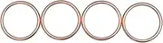 48 * 40 * 4 Motorcycle Exhaust Gasket For CBR300R 15-16 18-21 CBR250R 12-13 CRF250R 2011 18-19 CRF250L 2016 2018(4pcs)