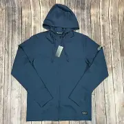 NEW Travis Mathew Balboa Hoodie Zip Sweatshirt Jacket Small Mens Blue Golf NWT
