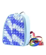 Pop Its Backpack Push Bubble Fidget Toys Adult Stress Relief Toy Antistress