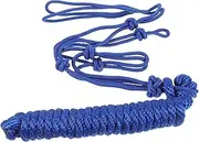 Happyyami Sturdy Horse Head Collar Braided Rope Halter Weatherproof Adjustable for Long-Term Use