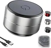 buzzgo Speaker, Bluetooth Wireless Suction Cup Travel-Friendly Bone Conduction Speaker, Rechargeable & Wireless, for Bathroom Outdoor (Silver)