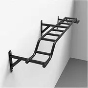 Wall Mounted Pull Up Bar, Heavy Duty Steel Climbing Frame, Parallel Bars/Horizontal Bars, Strength Training Bar for Home Gym, Load 300kg