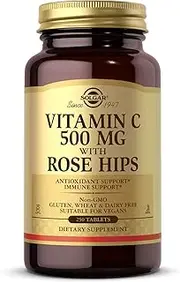 Solgar - Vitamin C 500 mg with Rose Hips Tablets 250 Count