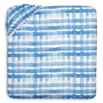 Sferra Plaidino Bottom Extra Long Fitted Sheet, Twin