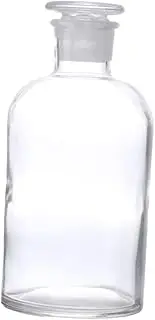 Alipis 1Pc Small Mouth Glass Reagent Bottle Borosilicate Glass with Scale for Chemicals and Laboratory Use High Wear and Break Resistance