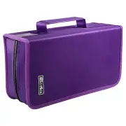 DVD Case Holder, CD/DVD Case Wallet Binder Holder 160 Capacity CD DVD Cases O...