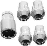 ULTECHNOVO 5pcs Car Wheel Lock Lug Nuts Set Theft Security Compatible with Buick Excelle Simple Installation Durable Construction Secure Attachment for Tire Protection