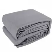 Sun Shade Sail 3x6m Rectangle 280GSM 98% Black Shade Cloth Shadecloth Heavy Duty