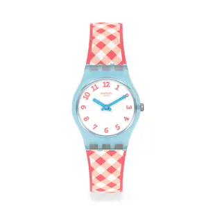 【SWATCH】Lady 原創 PICNOEMIE格紋洋裝(25mm) 瑞士錶 手錶 LL125