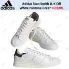 Adidas Stan Smith LUX Off White Pantone Green HP2201 Men's Size