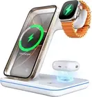 3-in-1 15W Wireless Fast Charger Dock for iPhone 16–14, Apple Watch & AirPods