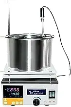 Stainless Steel Heat Collecting Magnetic Stirrer Lab Constant Temperature Oil Bath PID Self-Tuning (Color : 1, Size : DF-101A)