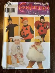 Simplicity 4007 UNCUT Sewing Pattern, Toddlers' Costumes, Size A (1/2-4)