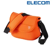 在飛比找momo購物網優惠-【ELECOM】GRAPH GEAR防潑水收納側背包橘(EL