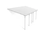 CANOPIA - Feria 3 x 7.3 DIY Patio Cover Kit White Aluminum Frame