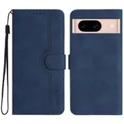 YX0030 Case Wallet for Google Pixel 8a Leather Smile Pattern Phone Cover TPU Inner Shell