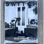 RICK OWENS SWITCH Vol.38 No.4 Feature Article Issue Magazine