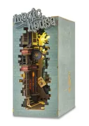 Robotime TGB03 Rolife Magic House 3D Wooden DIY Miniature House Book Nook