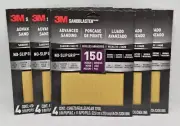 Lot Of 7 Packs 9"x 11" 150 Grit 3M Sandblaster Sanding Sheets 4 Sheets Per Pack
