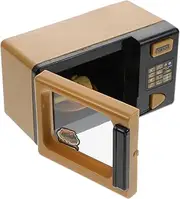 UPKOCH Interactive Children's Play Toy Realistic Mini Microwave Oven for Role-Playing Games Lightweight and Fun Random Color