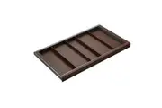 HIGOLD B Series Pull Out Wardrobe Storage Tray - Fits 900mm Cabinet - Adjustable Sections - Natural Finish