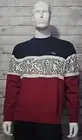 New Lacoste x Keith Haring Limited Edition Red Colorblock Sweatshirt Size Large