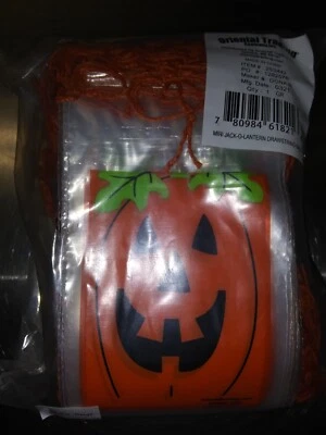 Mini Halloween Jack-O-Lantern Treat Bags (144ct.) - New - REDUCED FROM $17.95