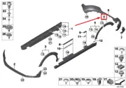 MINI CLUBMAN F54 Rear Left Wheel Arch Cover 7401057 51777401057 NEW GENUINE