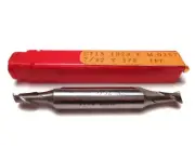 Dormer 7/32" 2 Flute High Speed Steel Double End End Mill Center Cutting