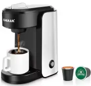 CHULUX Single Serve Coffee Maker Brewer for Cup Capsule Black