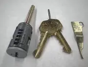 Kwikset 26490 DB CYL SLVR SMT SmartKey Security Deadbolt Cylinder 83373