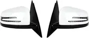 Vehicle Wing Mirror For B&enz For W212 E250 E300 E350 E400 E550 E63 For AMG 2010-2016 Car Left Right Side Rearview Mirror Assembly Complete Wing Mirrors(1 Pair White)