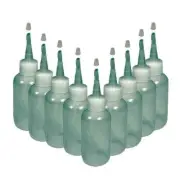 9 Pack of Gold Pan Panning Sniffer Snuffer Bottles 4oz