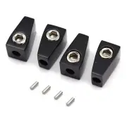 4 String Headless Bass Nut Single String Nut for 4 String Electric Bass Black