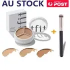 3 Colors Makeup Contour Face Cream Concealer Palette Professional for Acne