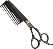Scissors for Hair,Hair Cutting Scissors | 2-in-1 Hairdressing Tools with Detachable Comb Thinning Shear for Bathroom Grooming Travel Salon Hairstylist Home Men Women Kids Elderly