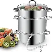 Cooks Standard Classic Canning Extractor Juicer Steamer, 11-Quart, Silver