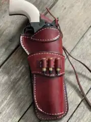 Leather Lined holster single action holster revolver holster Handmade leather Co