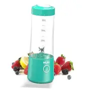Portable Blender,USB Rechargeable Personal Mixer for Smoothie and Shakes, Blue
