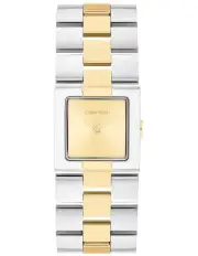 [Calvin Klein] Meridian Stainless Steel And Ionic Plated Thin Steel Watch in Gold