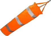 Orange Windsock Outdoor Reflective Belts Grommet Windsock Airport Windsock